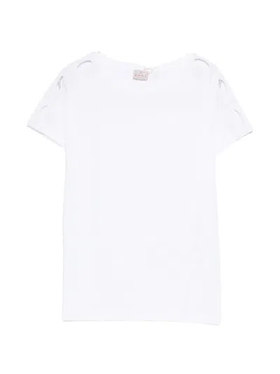 Marella Lace-detailed T-shirt In White