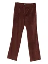 Marella Landa Corduroy Trousers In Red