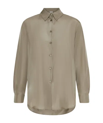 Marella Lapel Long Sleeve Shirt