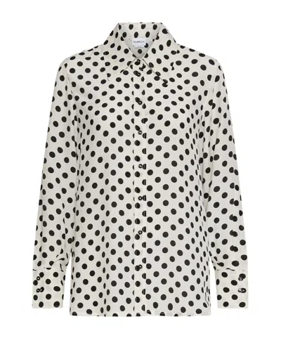 Marella Lapel Long Sleeve Shirt In Multi