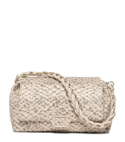 Marella Large Le Muse Clutch Bag In Beige