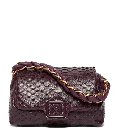 Marella Large Le Muse Clutch Bag In Purple
