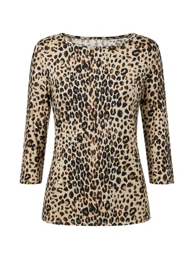 Marella Leopard-print Top In Animal Print