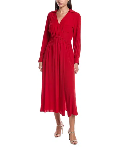 MARELLA LESSY SILK-BLEND DRESS