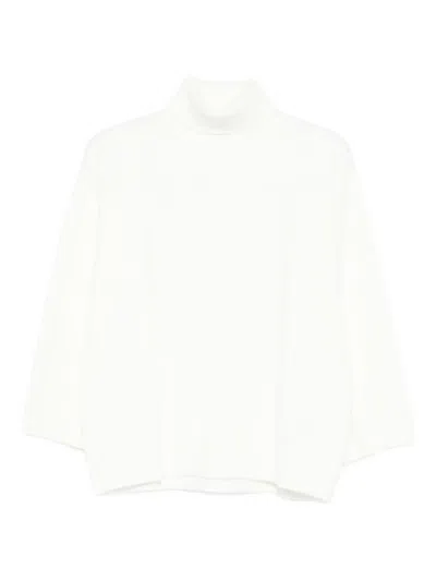 Marella Lido Turtleneck Sweater In White