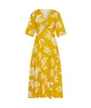 Marella Molise Midi Dress In Yellow