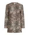 Marella Linen-blend Basketweave Jacket In Multi