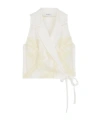 Marella Kriss Waistcoat White In Yellow