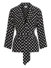 Marella Livia Polka-dot Belted Jacket