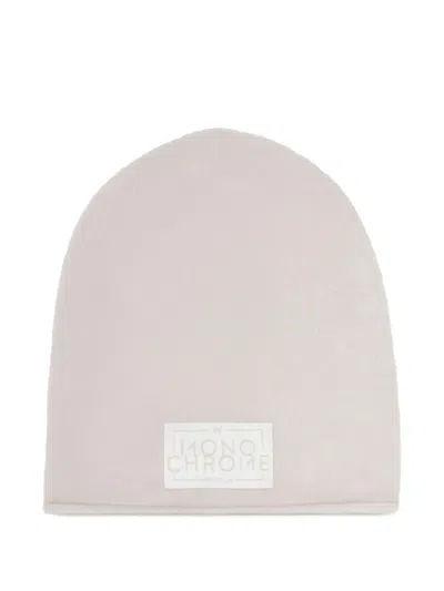 Marella Logo-appliqué Beanie In Neutral