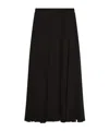 Marella Long Georgette Skirt In Black
