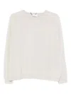 Marella Long-sleeve Cashmere Sweater In Neutral