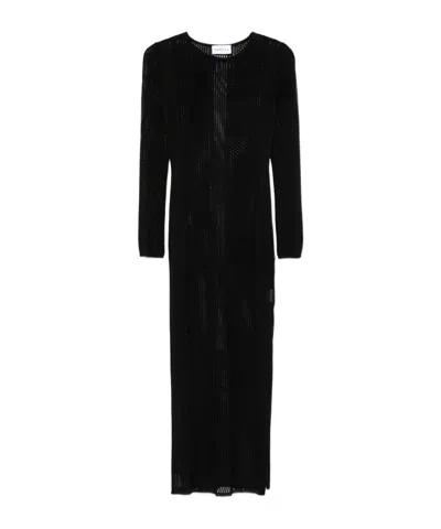Marella Long Sleeve Dress In Black