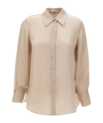 Marella Long Sleeve Shirt In Brown