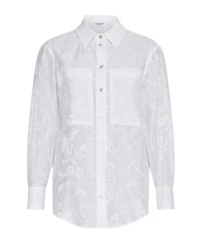 Marella Long-sleeved Shirt In White