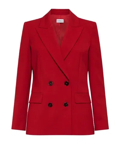 Marella Long-sleeved Suit Jacket In Red