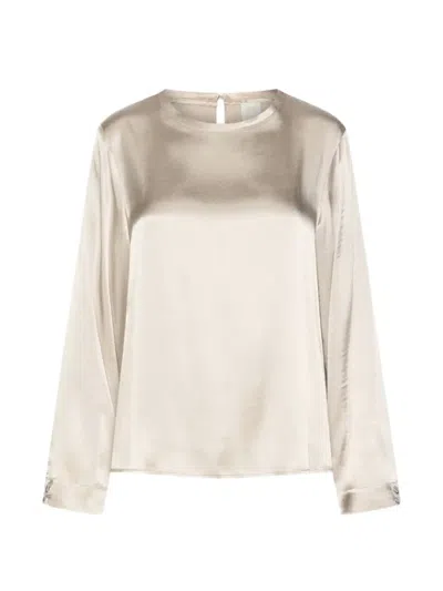 Marella Long-sleeve Blouse In Neutral