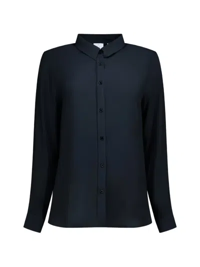Marella Long-sleeve Button-down Shirt In Blue