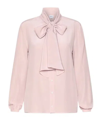 Marella Long-sleeve Button-up Shirt In Pink