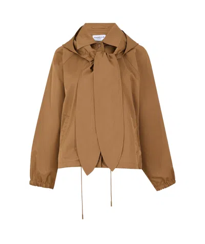 Marella Long-sleeve Casual Jacket In Brown