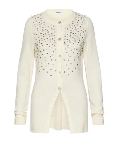 Marella Long-sleeve Knit Top In White