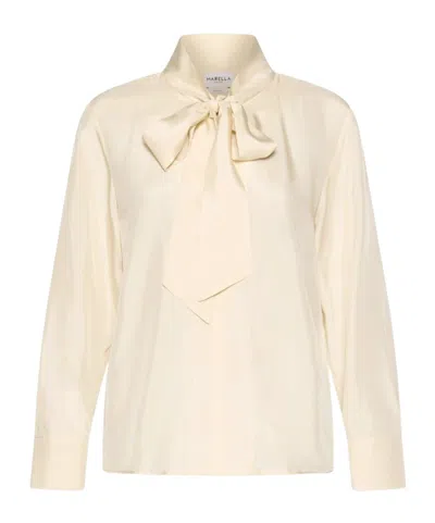 Marella Long-sleeved Cover-up In White