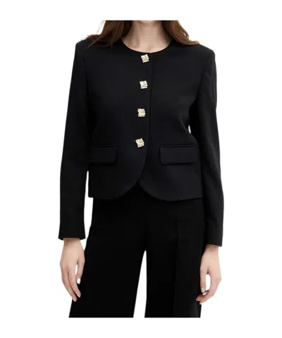 Marella Long-sleeved Jacket In Black