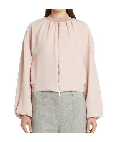 Marella Long-sleeved Jacket In Pink