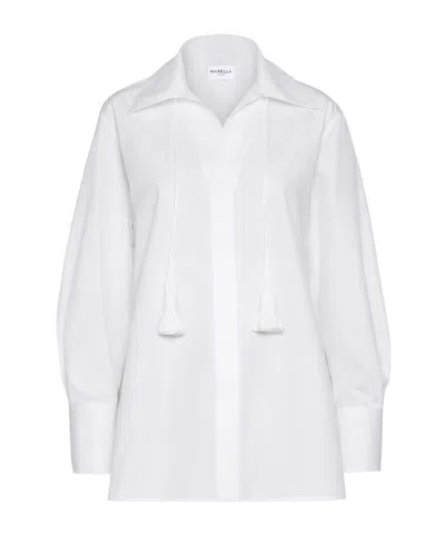 Marella Long-sleeved Shirt In White