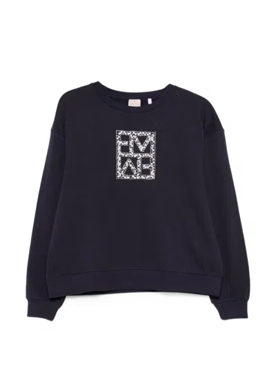 Marella Long-sleeves Sweatshirt In Blue