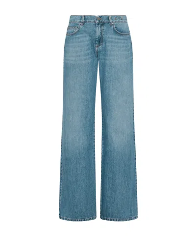 Marella Low-rise Wide-leg Jeans - Delave Blue
