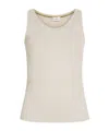 Marella Lurex-embellished Vest Top In Neutral