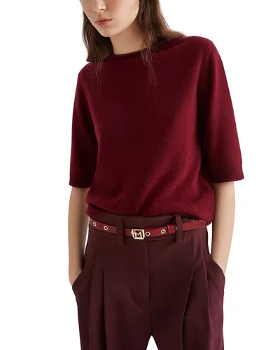 Marella Manto Cashmere Sweater In Red