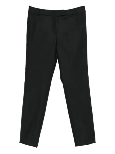 Marella Margie Pressed Crease Trousers In Black