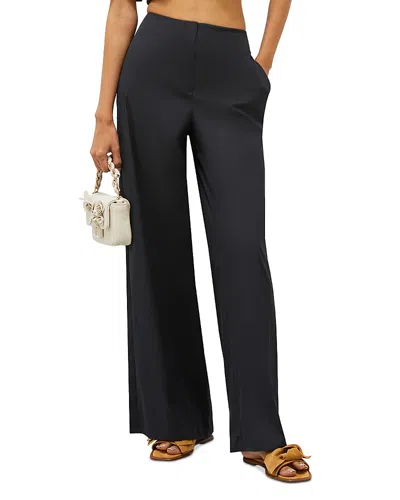 Marella Menta Wide Leg Trousers In Black
