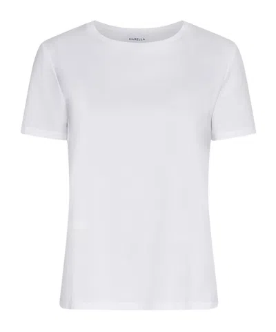 Marella Mercerized Knitted T-shirt In White