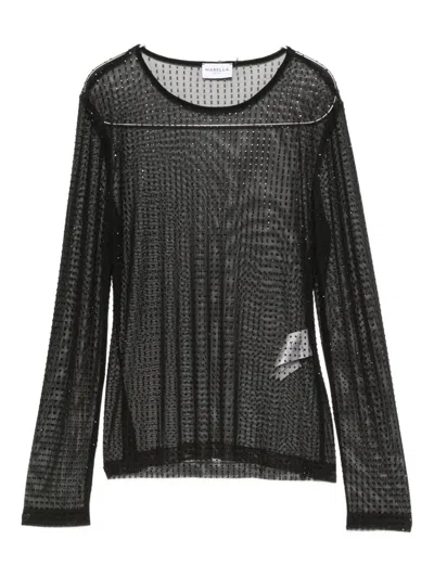 Marella Mesh Blouse In Black