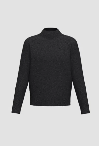 Marella Mesh Wool Grey In Black