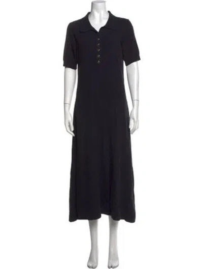 Pre-owned Marella Midi Length Dress In Black
