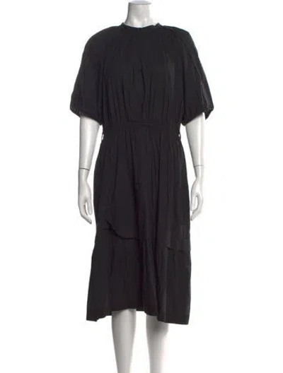 Pre-owned Marella Midi Length Dress In Black