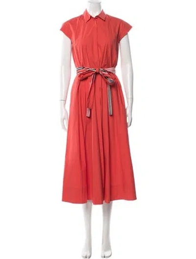Pre-owned Marella Midi Length Dress In Orange