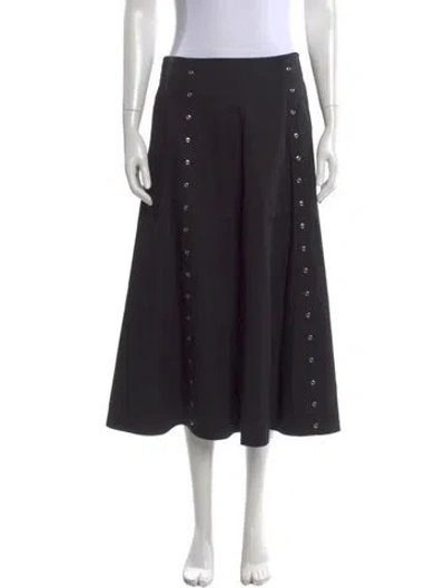 Pre-owned Marella Midi Length Skirt In Black