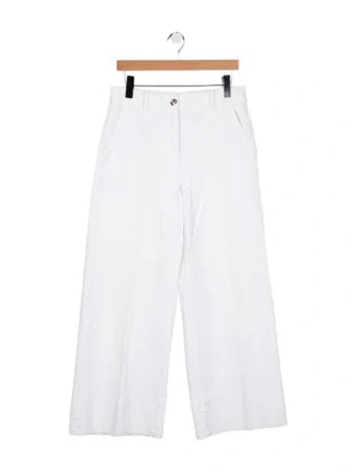 Pre-owned Marella Mid-rise Wide Leg Jeans In Blue