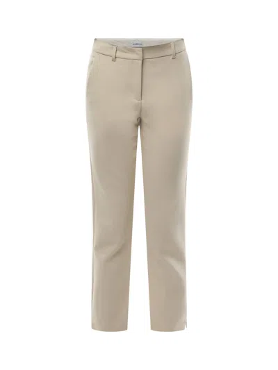 Marella Miele Stretch Crop Trouser In Sand