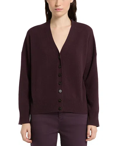 Marella Mlladepto Cashmere Cardigan In Burgundy