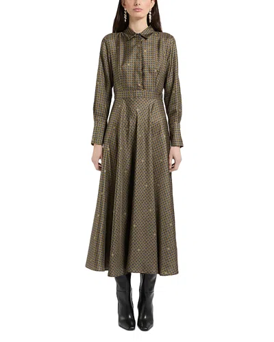 Marella Mllassenzi Silk Dress In Purple