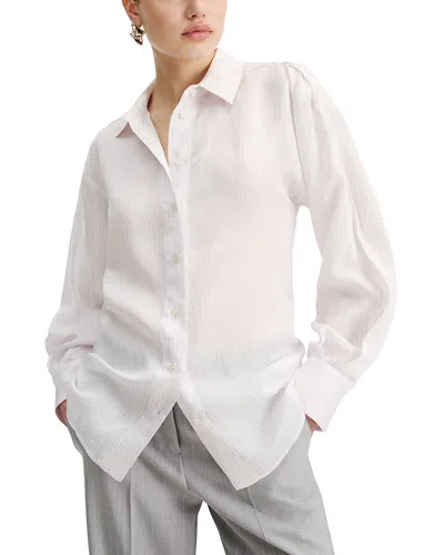Marella Mllboa Button Front Shirt In White