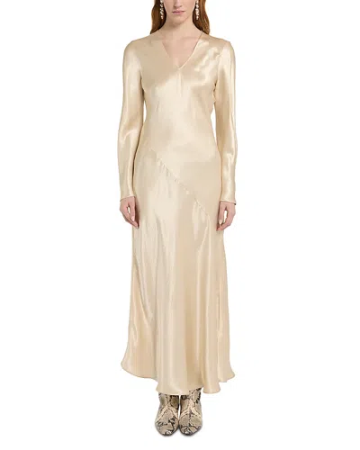 Marella Mllelodia Satin Dress In Neutral