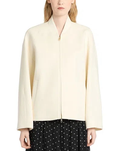 Marella Mllfiesta Wool Cashmere Jacket In White