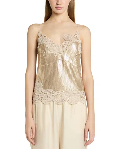 Marella Mllgiro Sequinned Camisole In Gold
